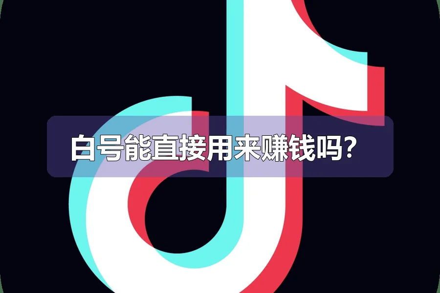 白号能直接用来赚钱吗？